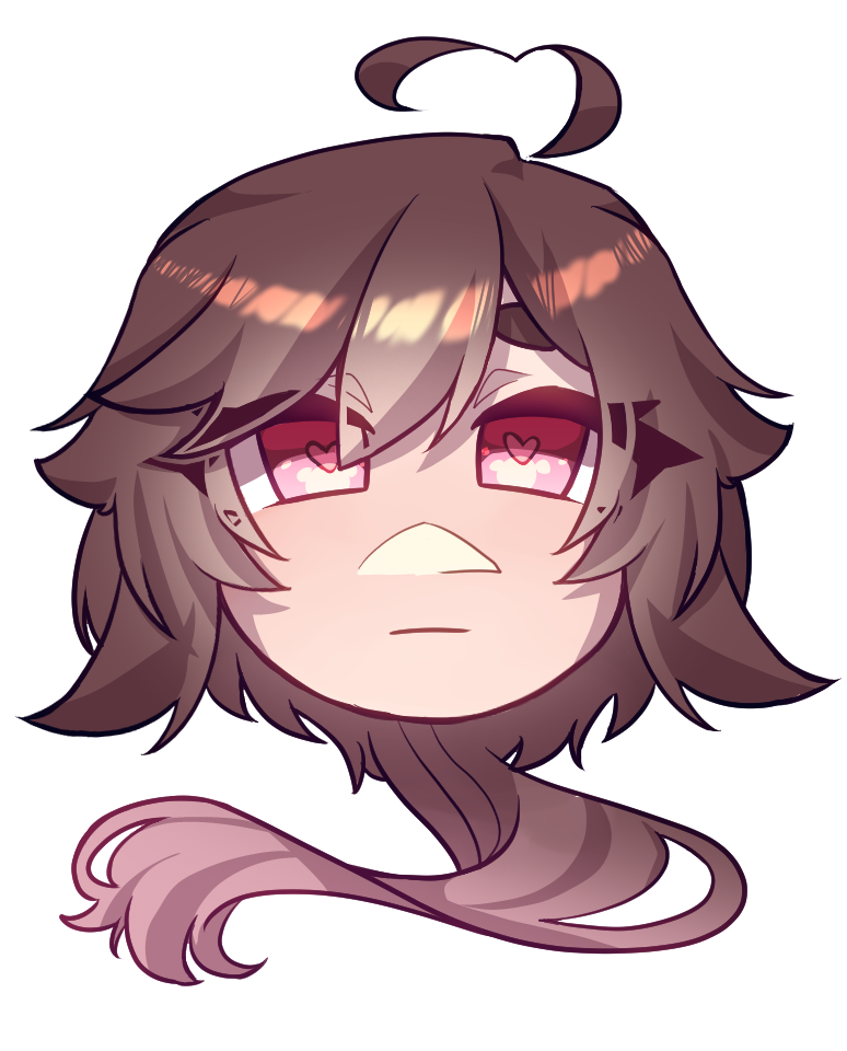 Nymph / Finn !! A dainty void dusted in pink, appearing ever soft to those who do not dare peer within. The cutest cryptid of CREEPYPASTA.