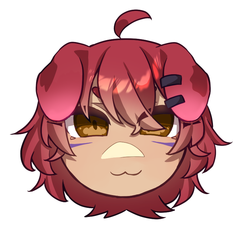 HomuraP !! The most super-powered puppy in this universe and the next! The fire of a hero burns inside him forever, and that's totally why his tail wags so much.